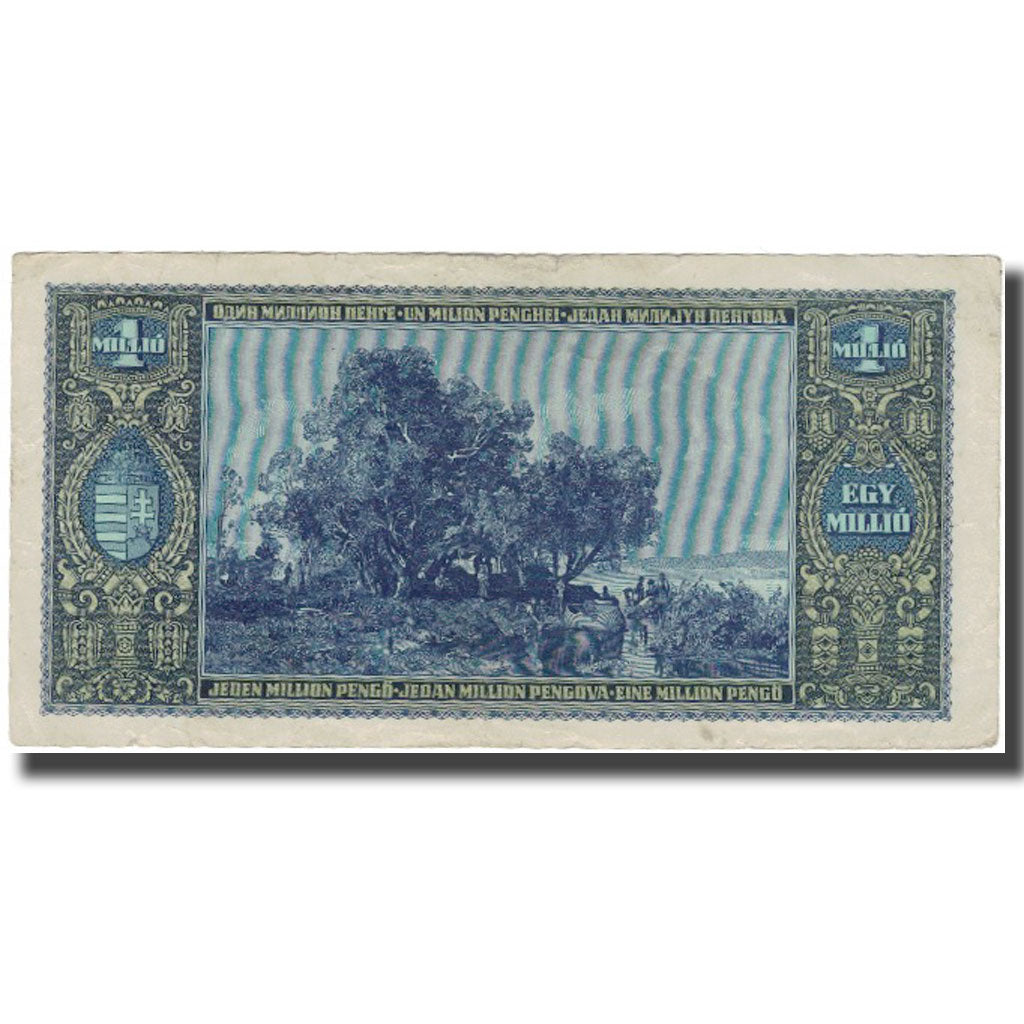 Banknote, Hungary, 1,000,000 Pengö, 1945, KM:122, VF(30-35)