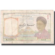 Banknote, FRENCH INDO-CHINA, 1 Piastre, KM:54c, VF(20-25)