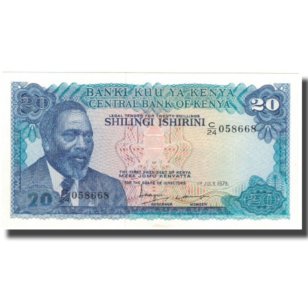 Banknote, Kenya, 20 Shillings, 1978-07-01, KM:17, UNC(65-70)