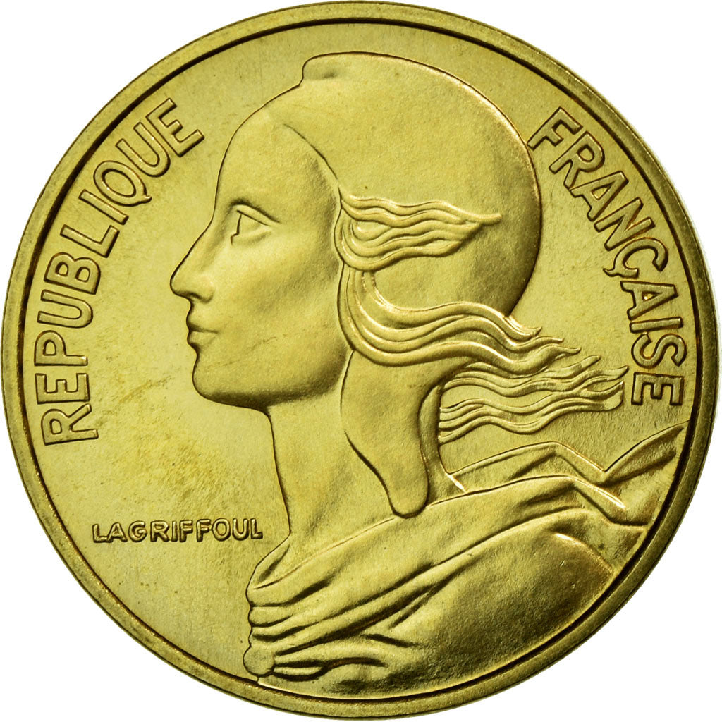 Coin, France, Marianne, 5 Centimes, 1976, MS(65-70), Aluminum-Bronze, KM:933