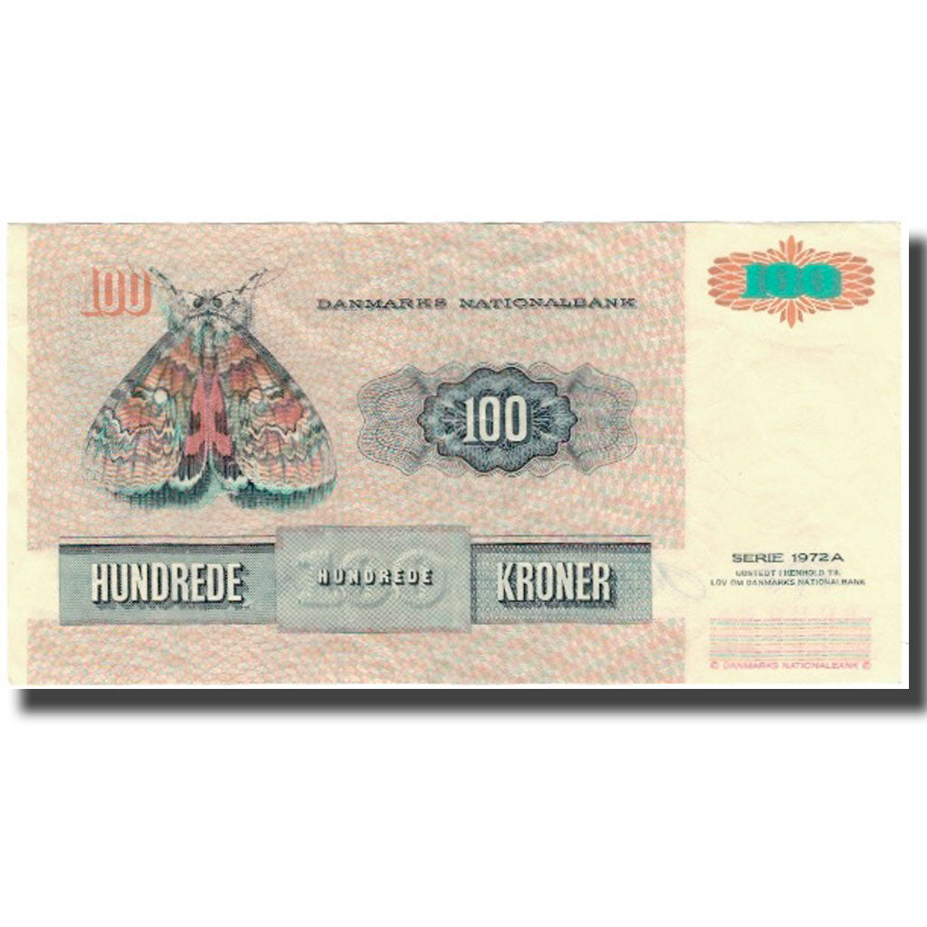Banknote, Denmark, 100 Kroner, KM:54b, EF(40-45)