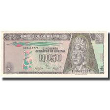 Banknote, Guatemala, 1/2 Quetzal, 1989-01-04, KM:72a, UNC(65-70)