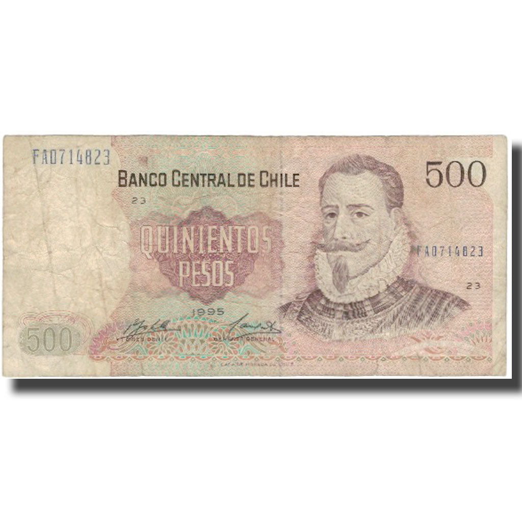 Billete, 500 Pesos, 1995, Chile, KM:153e, BC