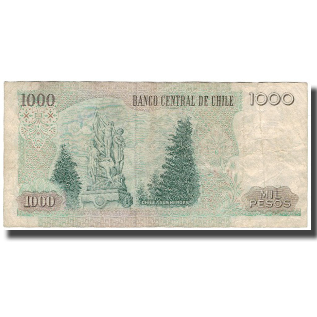 Banknote, Chile, 1000 Pesos, 1995, KM:154f, VF(20-25)