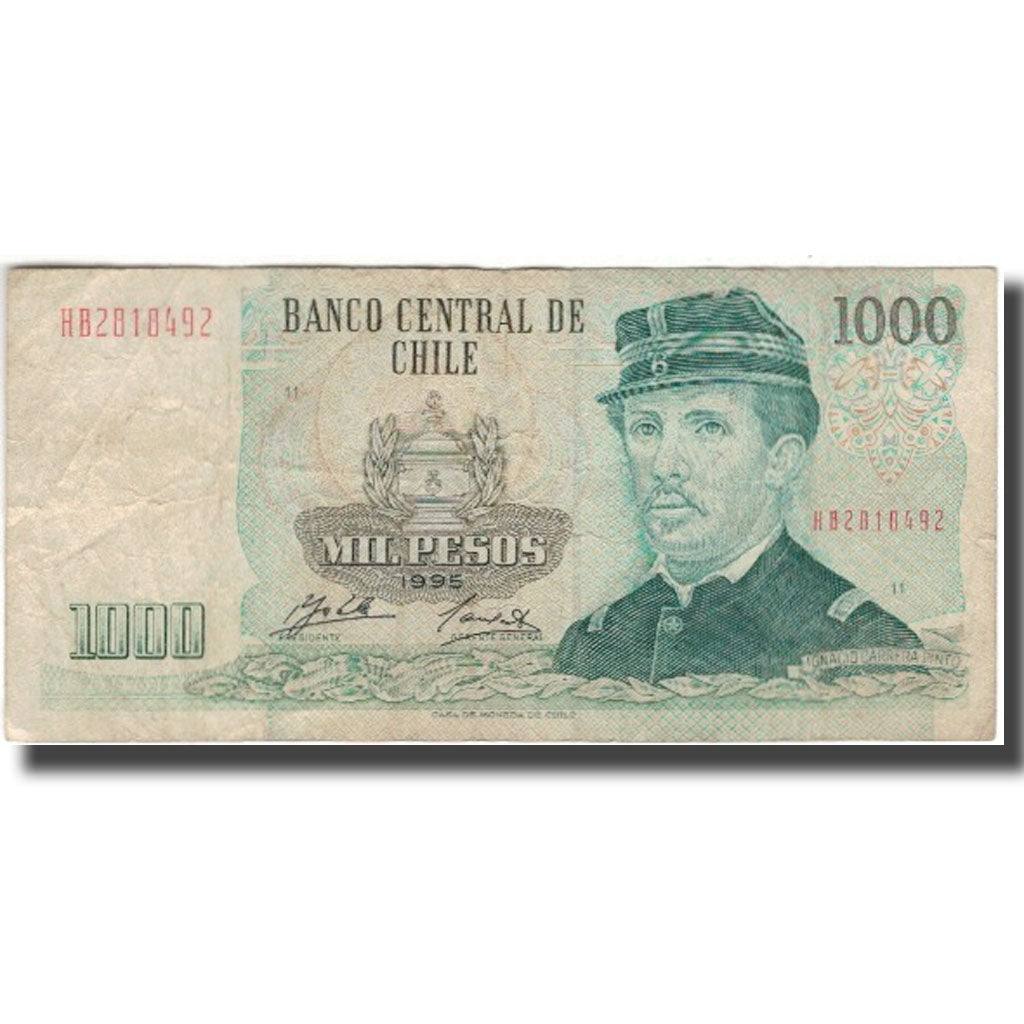 Banknote, Chile, 1000 Pesos, 1995, KM:154f, VF(20-25)