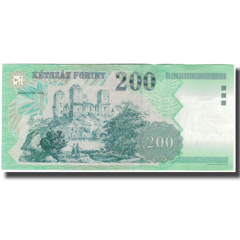 Banknote, Hungary, 200 Forint, 2007, KM:187g, AU(50-53)