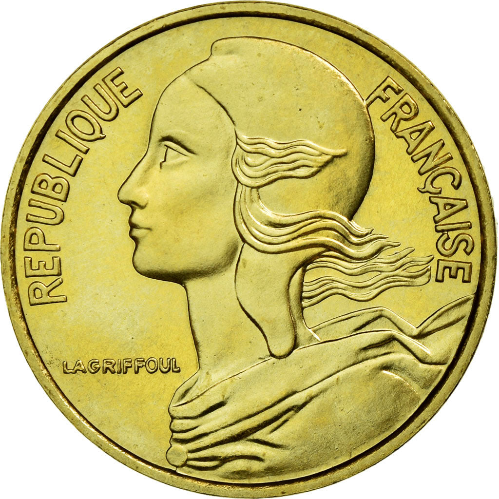 Coin, France, Marianne, 5 Centimes, 1977, MS(65-70), Aluminum-Bronze, KM:933