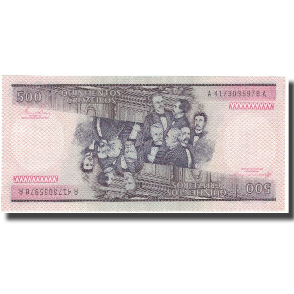 Banconote, Brasile, 500 Cruzeiros, KM:200b, FDS