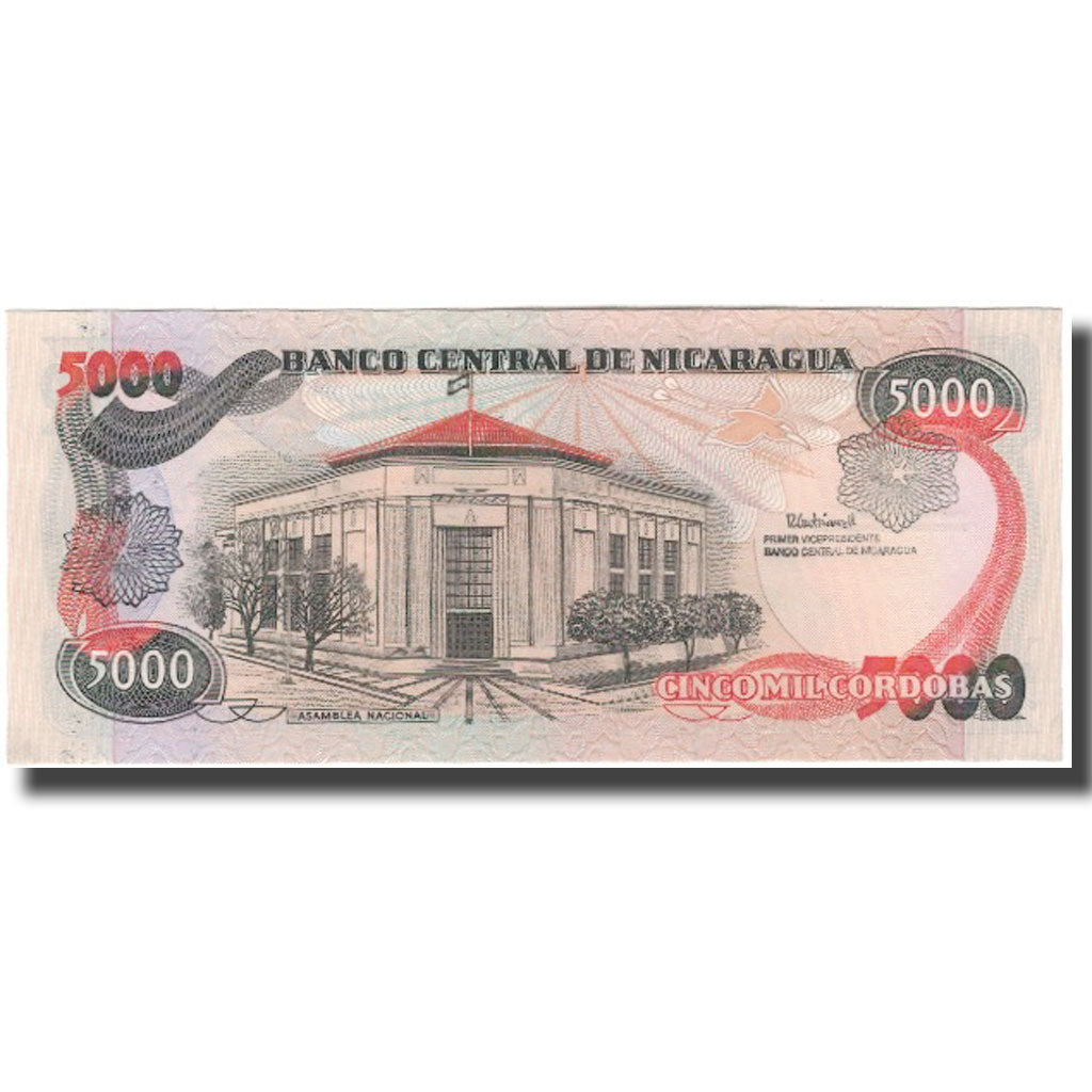Billete, 5000 Cordobas, Nicaragua, KM:157, UNC