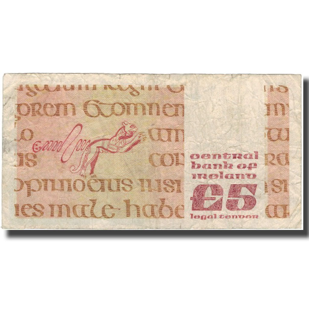 Banconote, Irlanda - Repubblica, 5 Pounds, 1981-10-29, KM:71c, B+