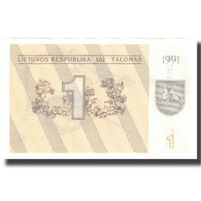 Biljet, Lithouwen, 1 (Talonas), 1991, KM:32a, NIEUW