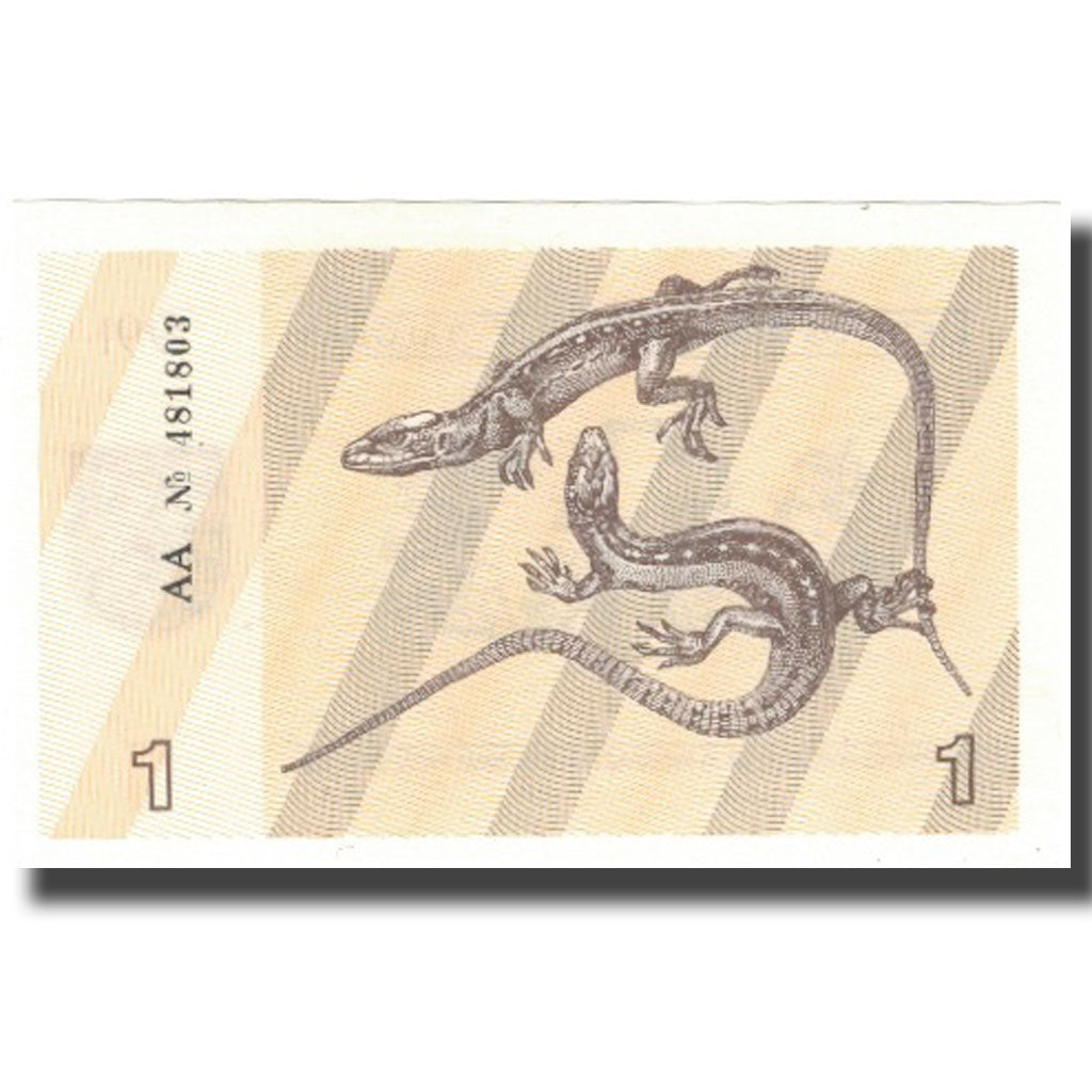 Geldschein, Lithuania, 1 (Talonas), 1991, KM:32b, UNZ