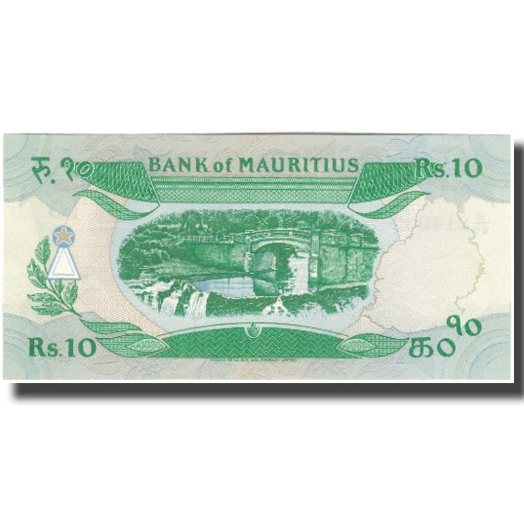 Billete, 10 Rupees, Mauricio, KM:35a, UNC