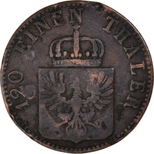 Coin, German States, PRUSSIA, Friedrich Wilhelm IV, 3 Pfennig, 1853, Berlin