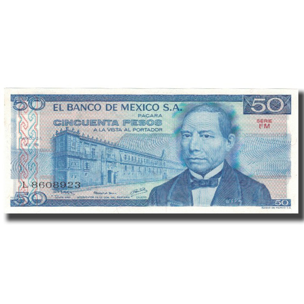 Banknote, Mexico, 50 Pesos, 1978-07-05, KM:67a, UNC(65-70)