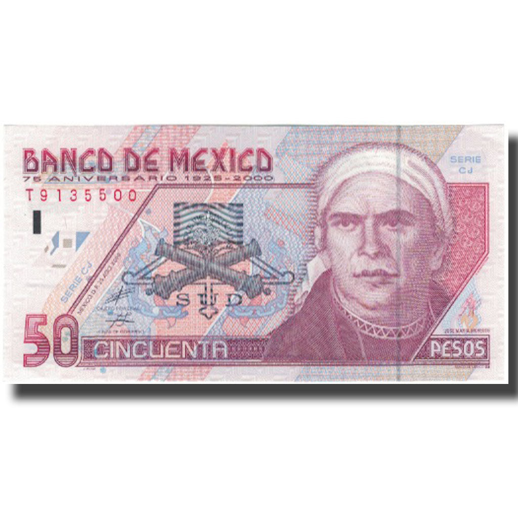 Banknote, Mexico, 50 Pesos, 2000-08-25, KM:112, UNC(65-70)