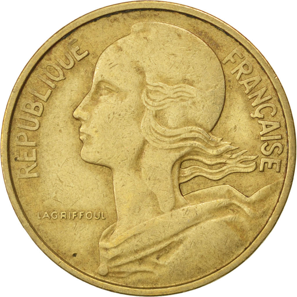 FRANCE, Marianne, 10 Centimes, 1966, Paris, KM #929, EF(40-45),...