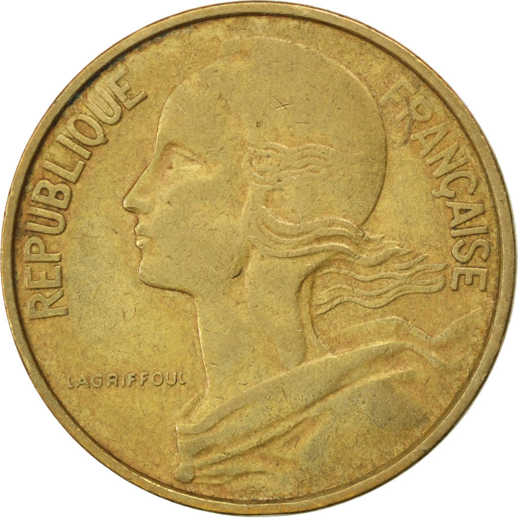 FRANCE, Marianne, 10 Centimes, 1966, Paris, KM #929, EF(40-45),...