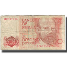 Banknote, Spain, 200 Pesetas, 1980-09-16, VG(8-10)