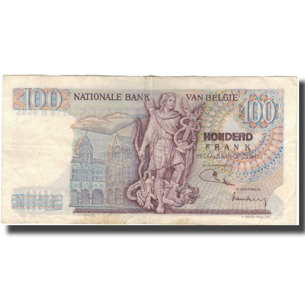 Banknote, Belgium, 100 Francs, 1974-05-9, KM:134b, VF(20-25)