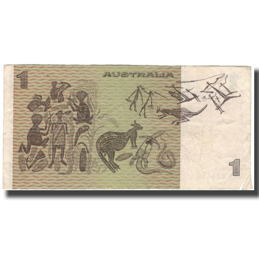Biljet, Australië, 1 Dollar, KM:42c, TB