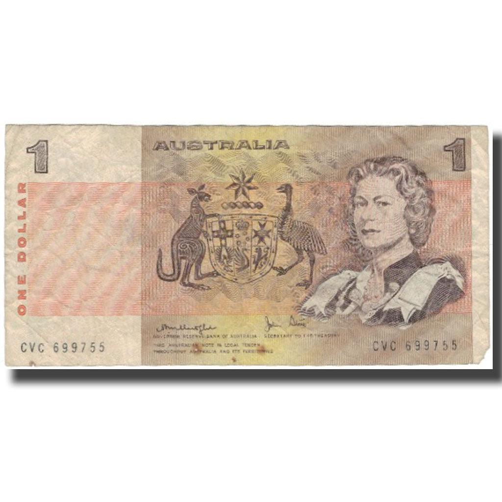Banknote, Australia, 1 Dollar, KM:42c, F(12-15)