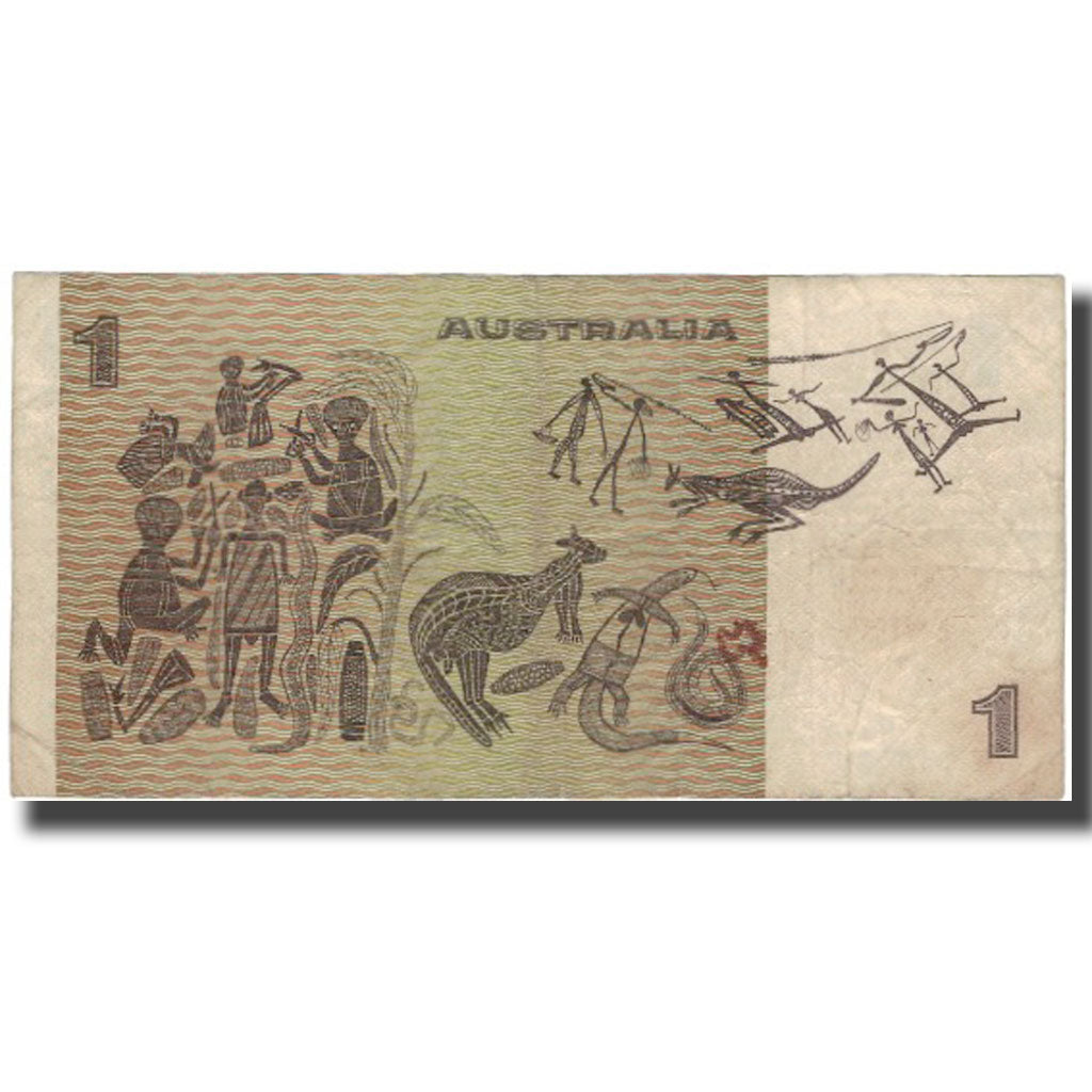 Banknote, Australia, 1 Dollar, KM:42c, F(12-15)