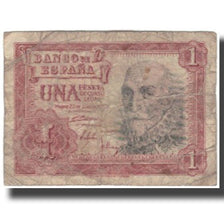 Banknote, Spain, 1 Peseta, 1933-07-22, KM:144a, F(12-15)