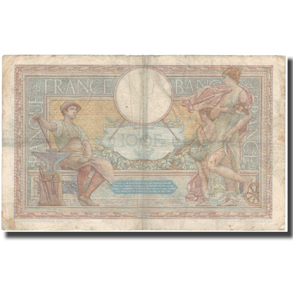 Frankrijk, 100 Francs, Luc Olivier Merson, 1937-01-28, TB, Fayette:24.16, KM:78c