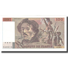 Frankrijk, 100 Francs, Delacroix, 1994, SUP, Fayette:69ter.1c, KM:154h