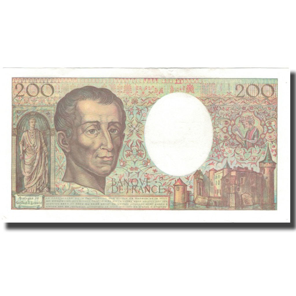 Frankrijk, 200 Francs, Montesquieu, 1994, TTB+, Fayette:70.2.1, KM:155f