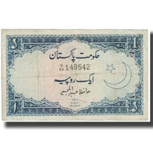 Biljet, Pakistan, 1 Rupee, KM:9a, TB