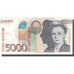 Banknote, Slovenia, 5000 Tolarjev, 1992-01-15, KM:33a, AU(50-53)