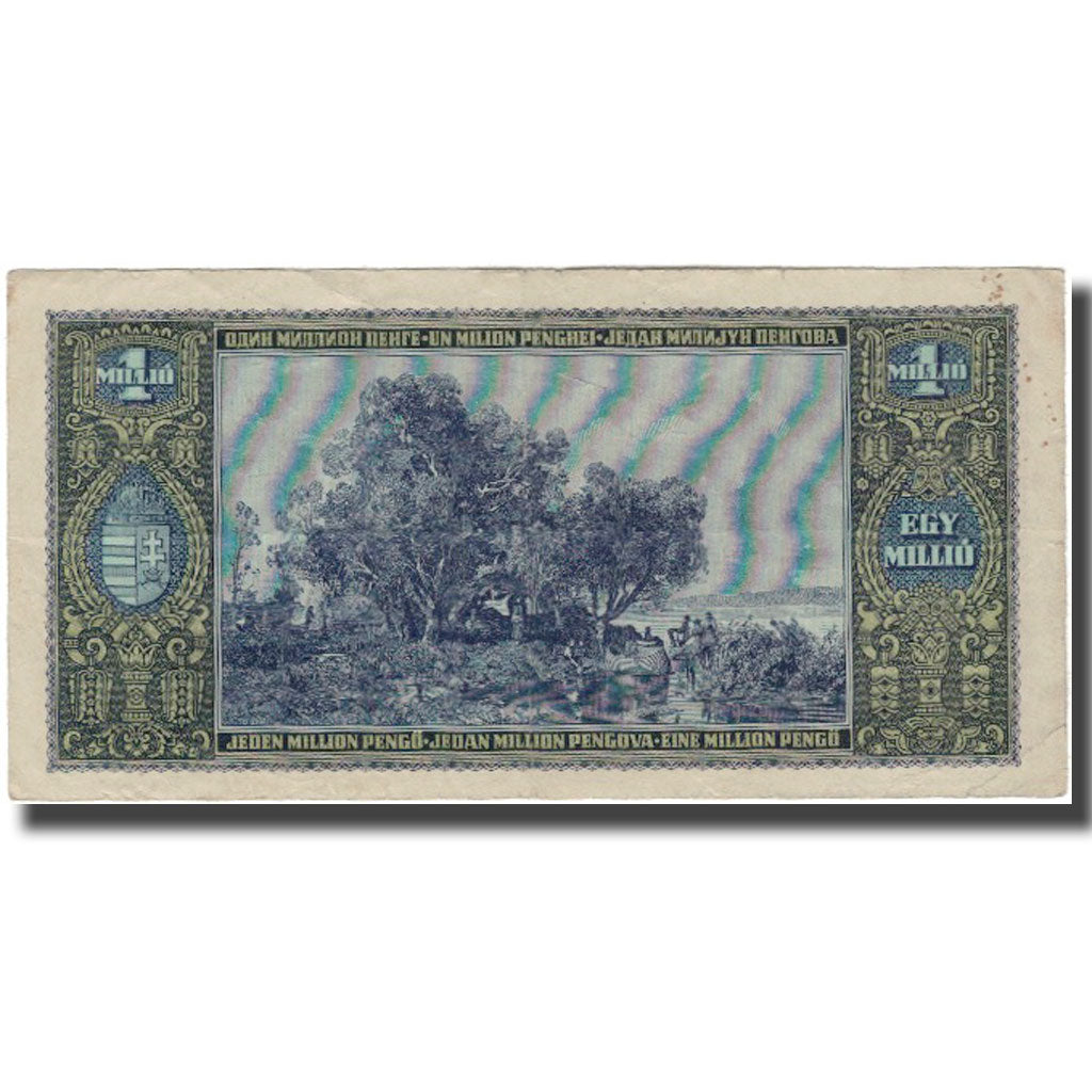 Banknote, Hungary, 1,000,000 Pengö, 1945, KM:122, EF(40-45)