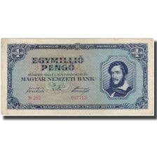 Geldschein, Ungarn, 1,000,000 Pengö, 1945, KM:122, SS