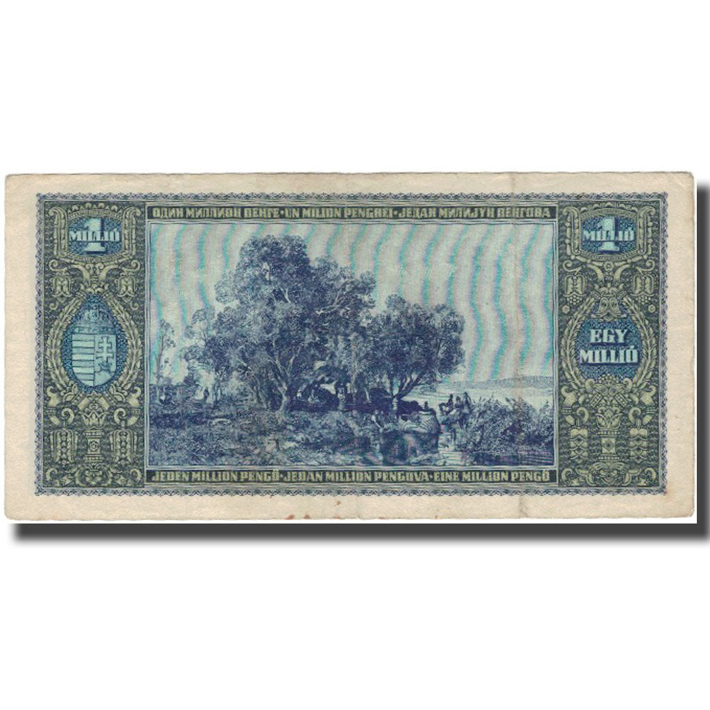 Billet, Hongrie, 1,000,000 Pengö, 1945, KM:122, TTB