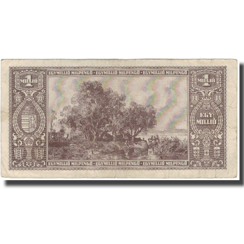 Banknote, Hungary, 1 Million Milpengö, 1946, KM:128, EF(40-45)