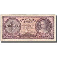 Banknote, Hungary, 1 Milliard Pengö, 1946, KM:125, VF(30-35)