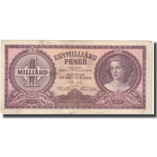 Banknote, Hungary, 1 Milliard Pengö, 1946, KM:125, VF(30-35)