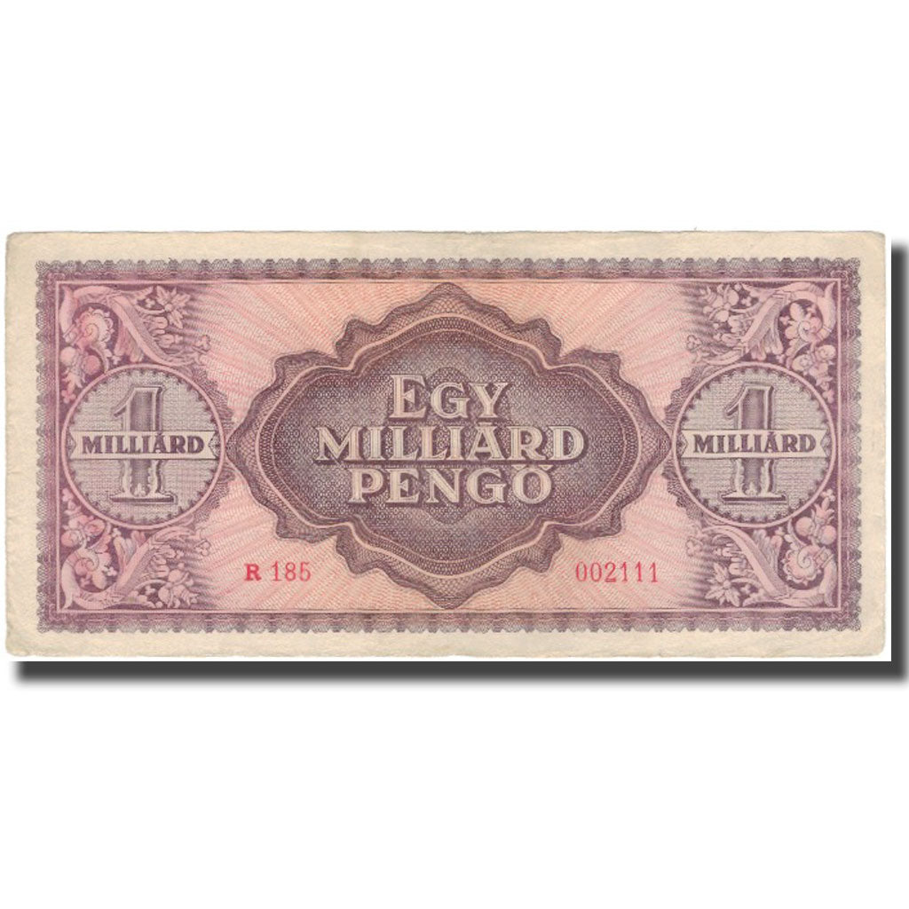 Banknote, Hungary, 1 Milliard Pengö, 1946, KM:125, VF(30-35)