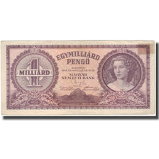 Banknote, Hungary, 1 Milliard Pengö, 1946, KM:125, VF(30-35)