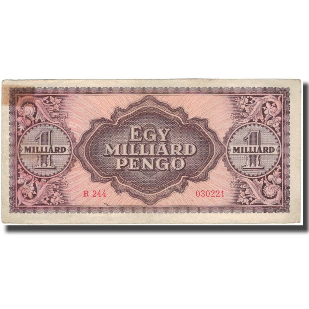 Banknote, Hungary, 1 Milliard Pengö, 1946, KM:125, VF(30-35)