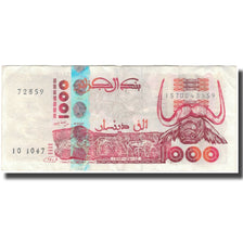 Billet, Algeria, 1000 Dinars, KM:142b, TB