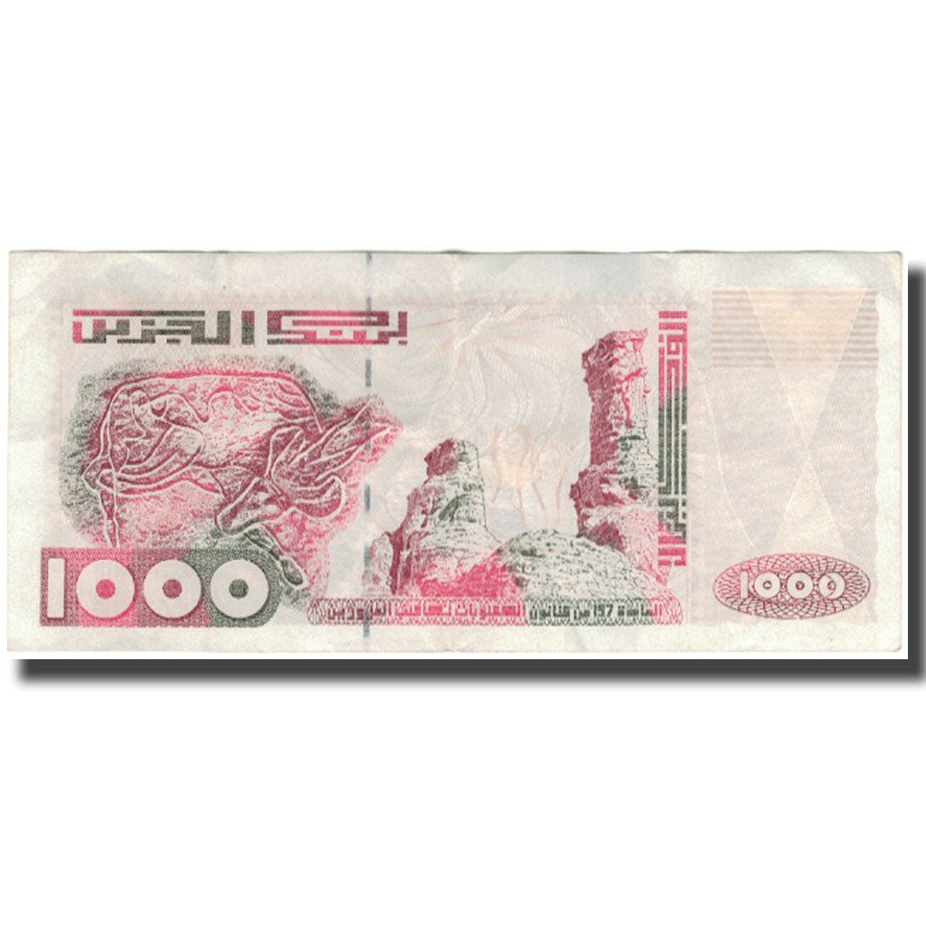 Billet, Algeria, 1000 Dinars, KM:142b, TB