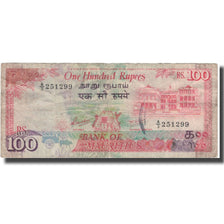 Billete, 100 Rupees, Mauricio, KM:38, BC