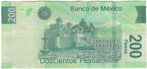 Banknote, Mexico, 200 Pesos, 2007-02-15, KM:125a, EF(40-45)