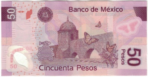 Billete, 50 Pesos, México, 2008-04-28, KM:123f, MBC