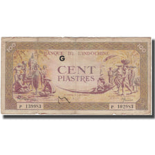 Billet, FRENCH INDO-CHINA, 100 Piastres, KM:66, B+