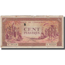 Billet, FRENCH INDO-CHINA, 100 Piastres, KM:67, B+