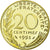 Moneda, Francia, Marianne, 20 Centimes, 1993, FDC, Aluminio - bronce, KM:930
